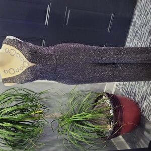 SHIMMERING IRREDESCENT JUMPSUIT.